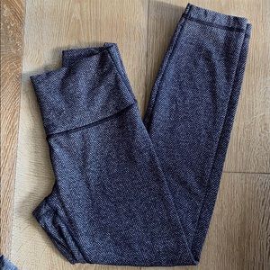 Lululemon Wunder under herringbone leggings